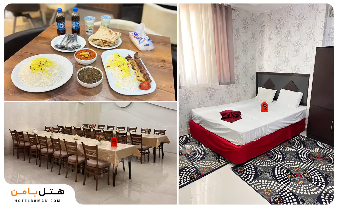 لیست هتل آپارتمان مشهد با صبحانه ناهار شام