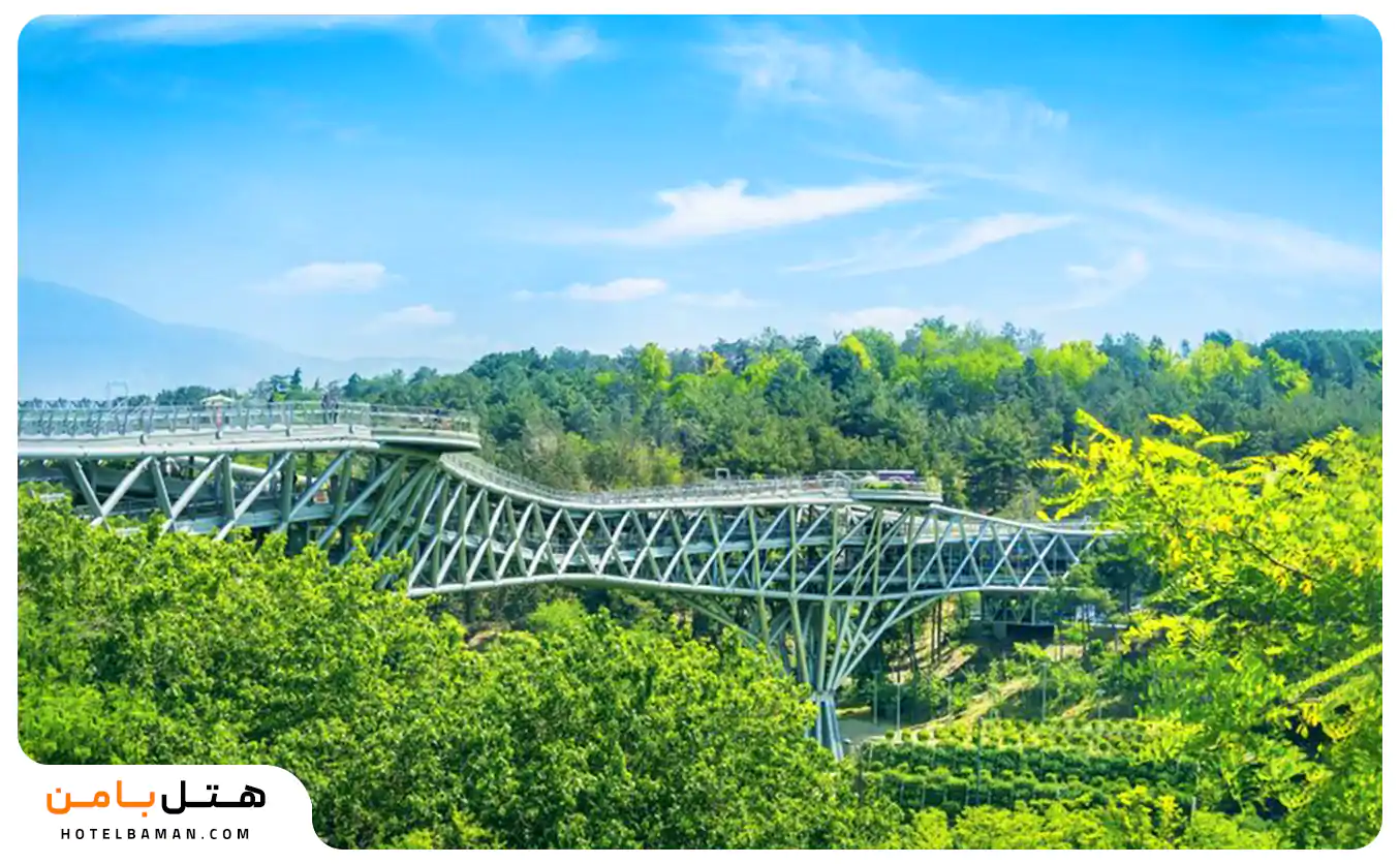 عکس پل طبیعت تهران