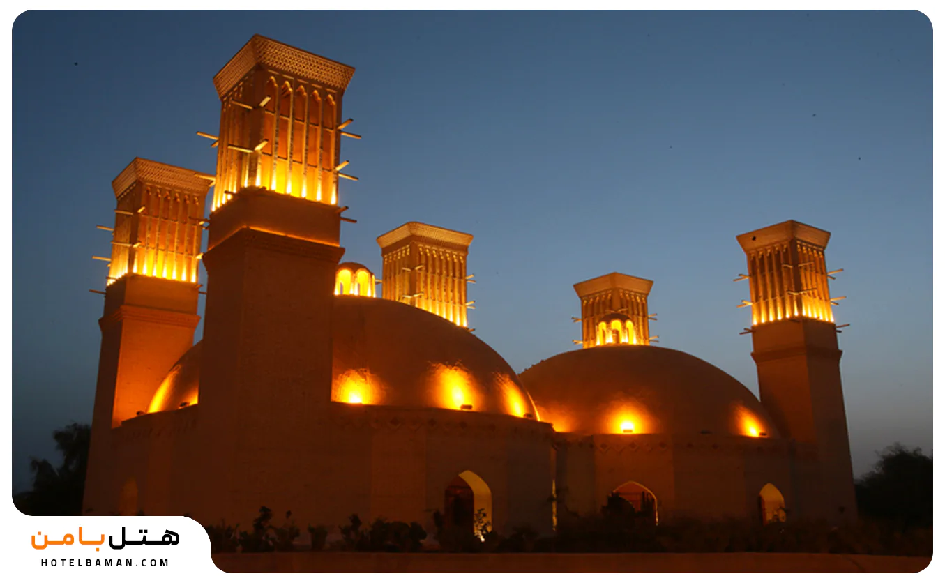 عکس آب انبار دوقلو کیش