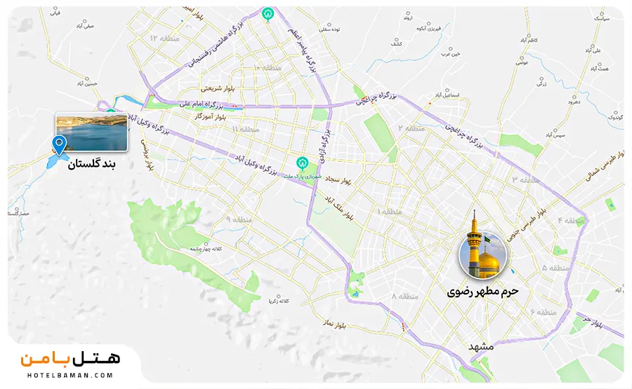 نقشه-بند-گلستان