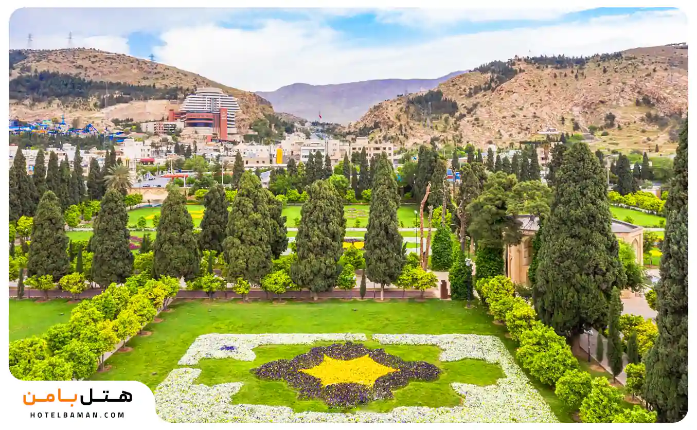 عکس باغ جهان نما شیراز