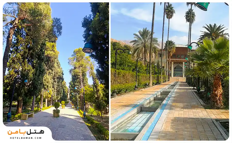 عکس از باغ دلگشا شیراز