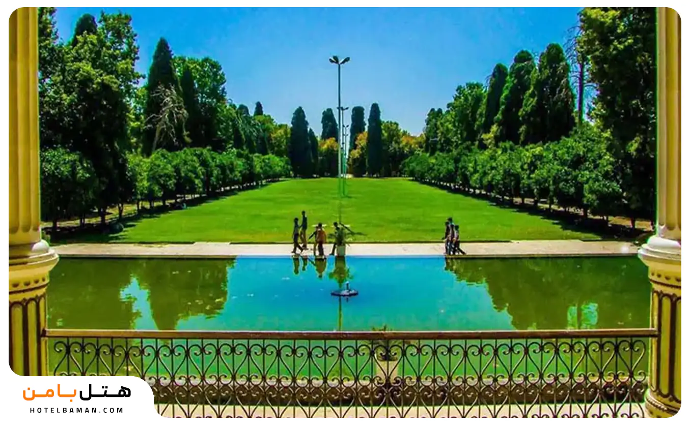 تصویر .اطلاعات بازدید باغ گلشن شیراز