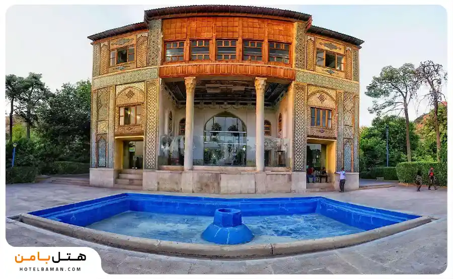 عکس از حوض باغ دلگشا شیراز