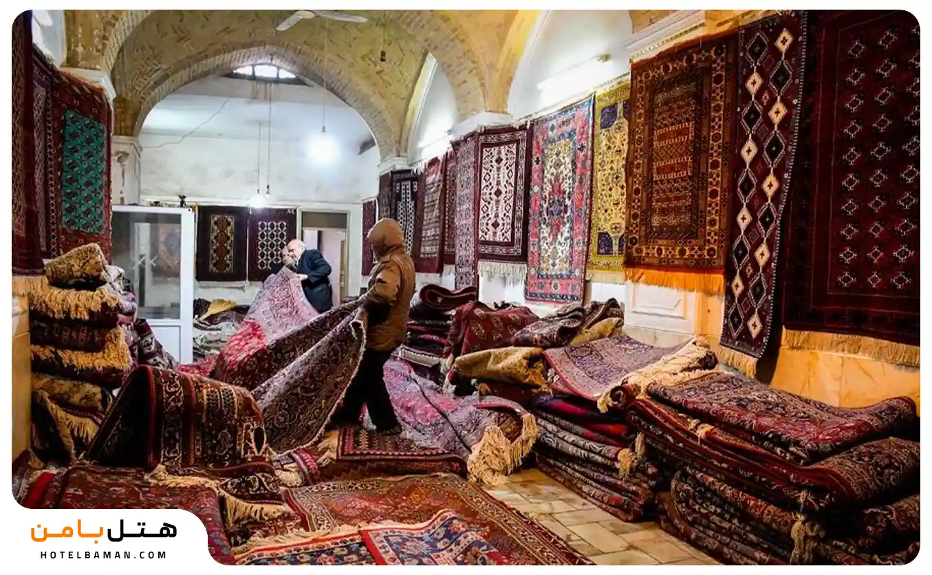 تصویر بازار فرش دستباف اصفهان