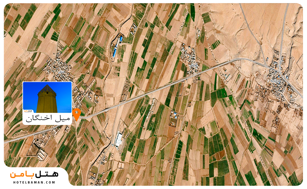 موقعیت مکانی میل اخنگان