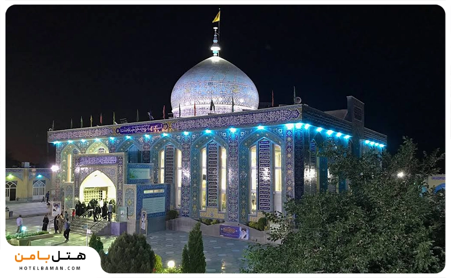 آرامگاه خواجه اباصلت مشهد در شب
