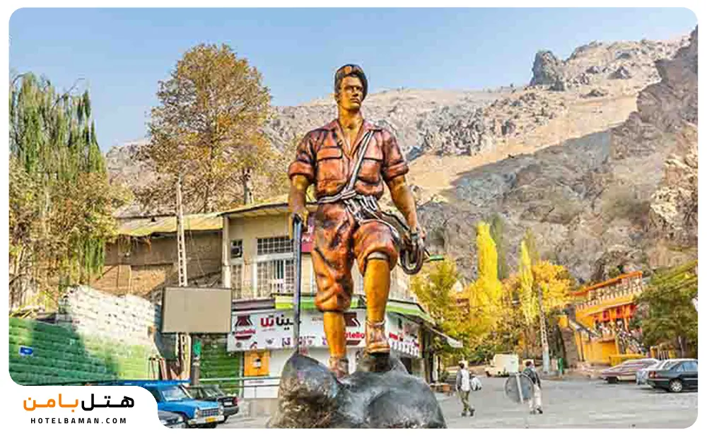 عکس مجسمه دربند تهران