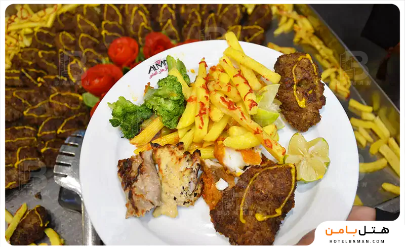 غذای هتل الماس 1 مشهد