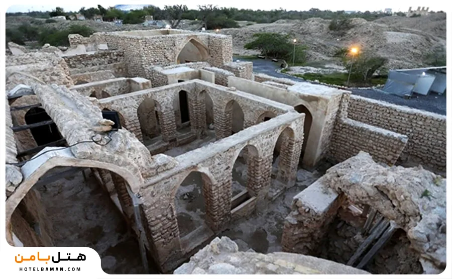 تصویر مسجد شهر باستانی حریره کیش