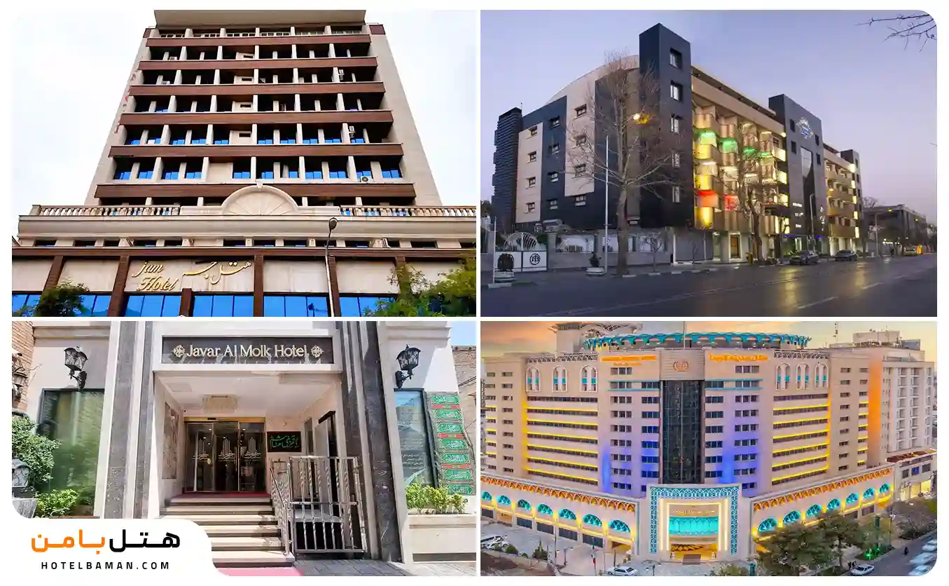 هتل های نزدیک بازار جنت مشهد