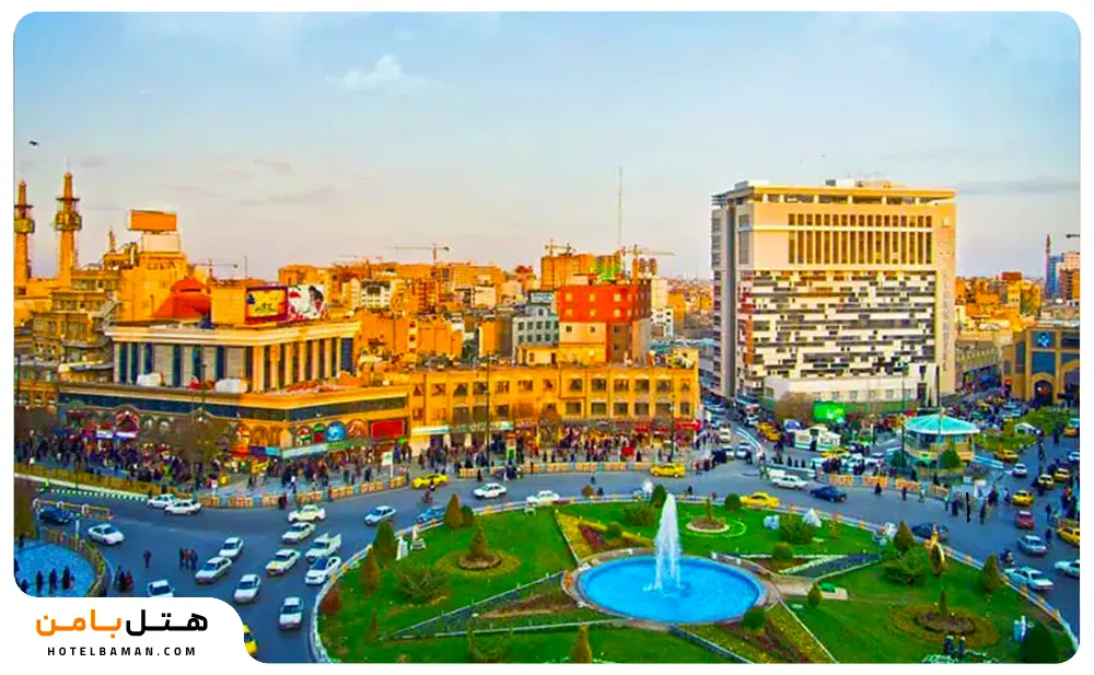 تصویر فلکه اب مشهد
