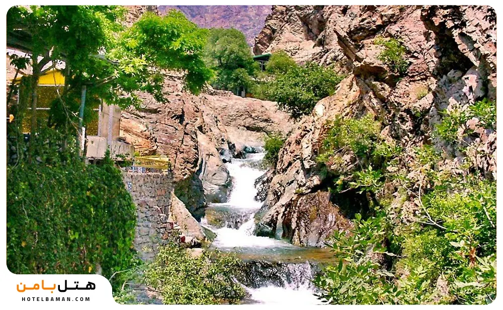 تصویر آبشار هفت حوض درکه تهران