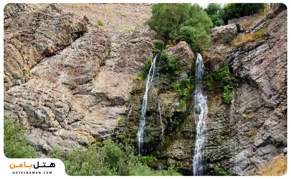 عکس ابشار دوقلو دربند تهران