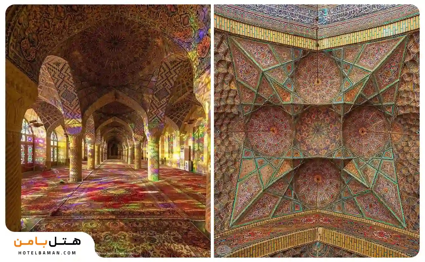 معماری مسجد نصیرالملک شیراز