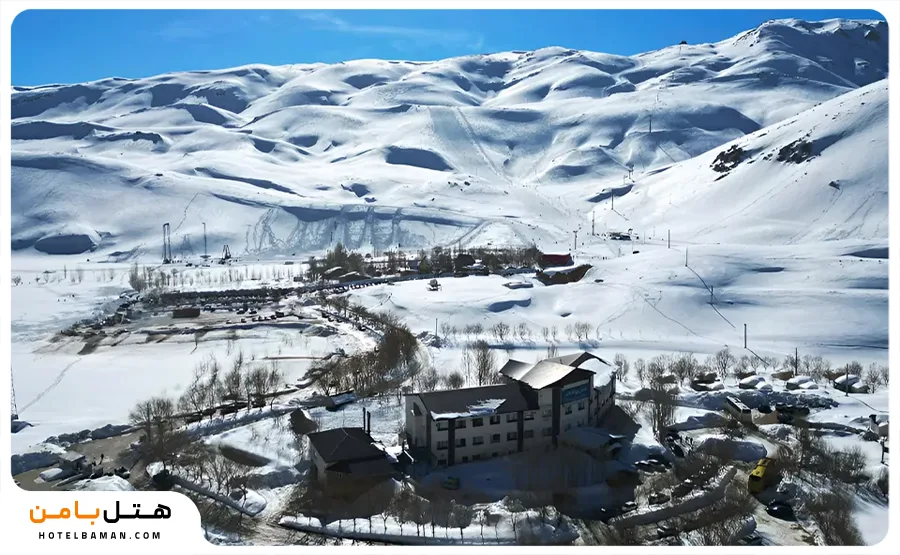 تصویر پیست اسکی سپیدان