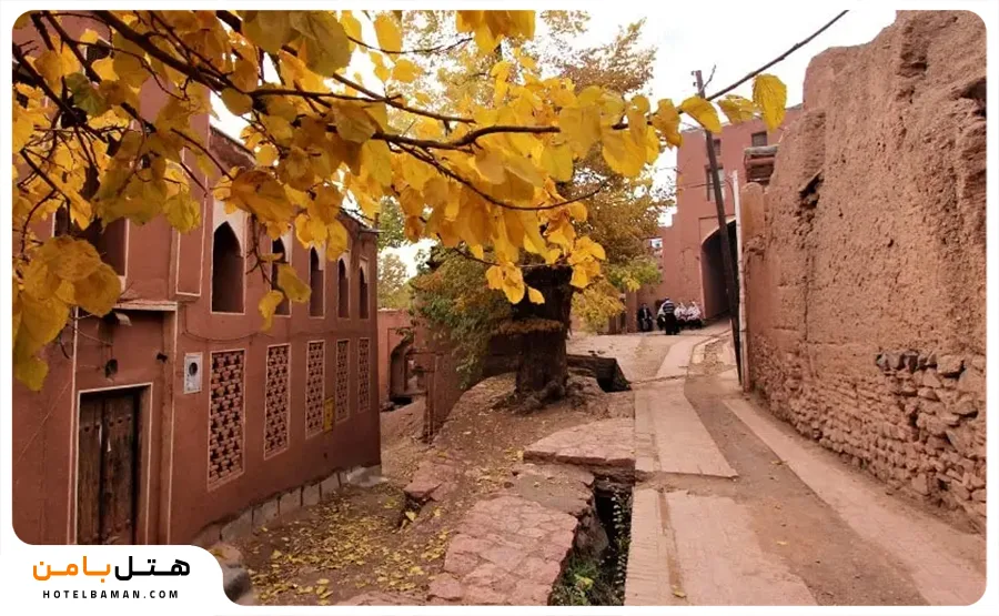 عکس از روستای تاریخی ابیانه اصفهان