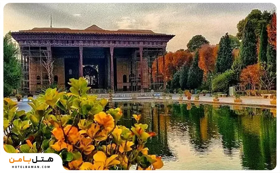 عکس از کاخ و باغ چهلستون اصفهان