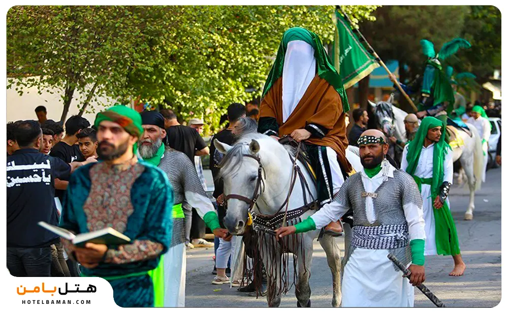 عکس کاروان نمادین مشهد