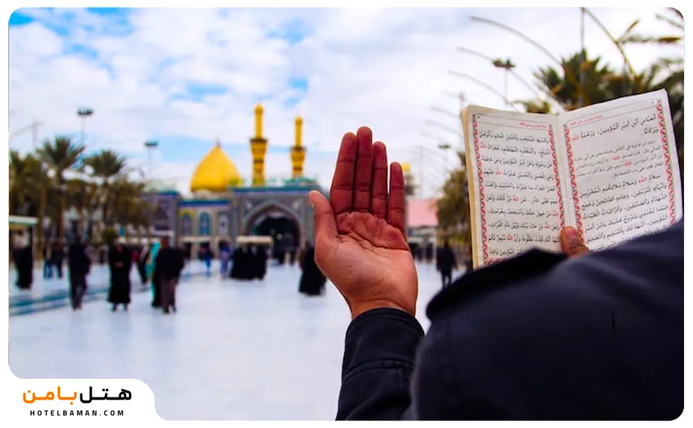 تصویر زیارت عاشورای دسته جمعی مشهد