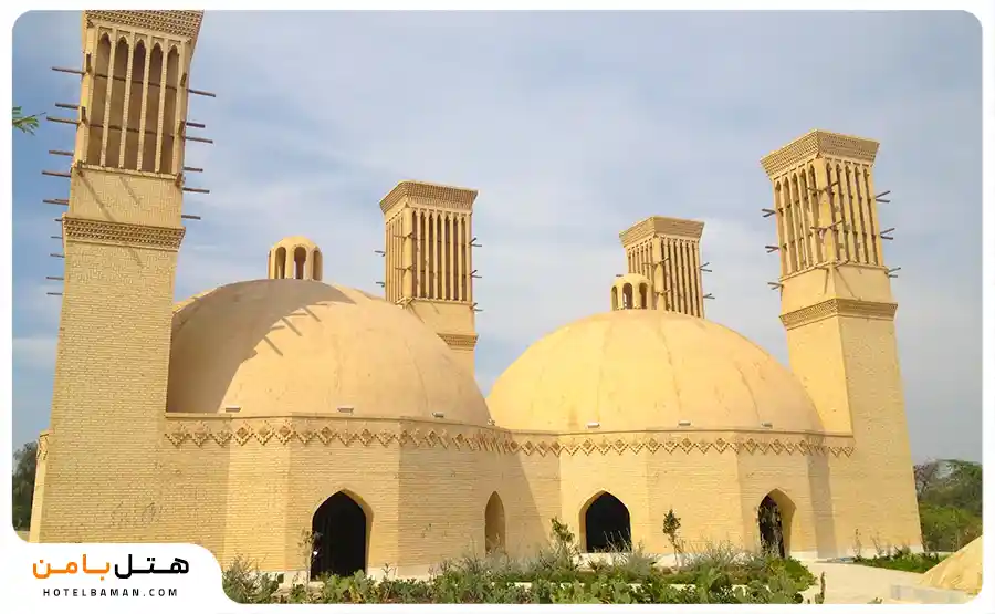 تصویر آب انبار دوقلو کیش