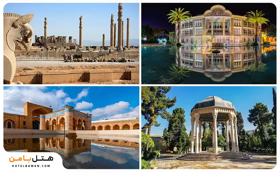 تصویر شاخص جاهای دیدنی شیراز در بهار