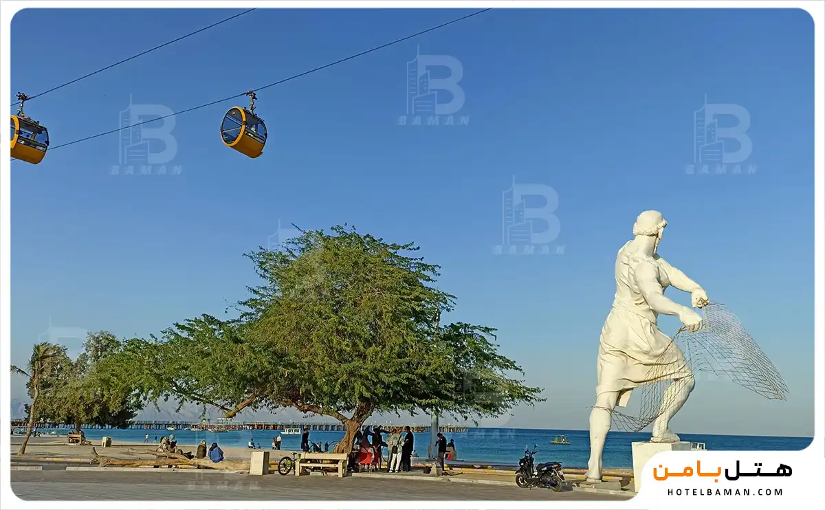 تصویر شاخص پارک ساحلی مرد ماهیگیر کیش