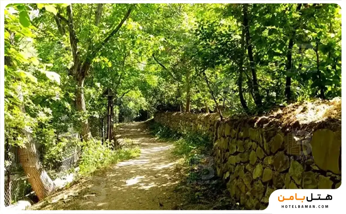 عکس شاخص روستا لافت قشم