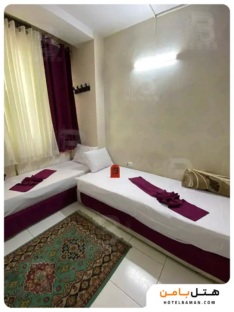 اتاق دو تخته (با سه وعده غذایی)